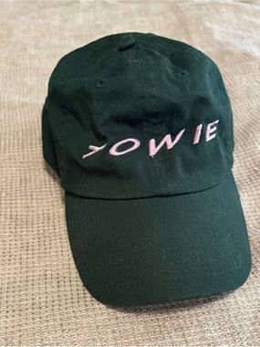 Yowie Dark Green Baseball Cap with Pink Embroidered Logo